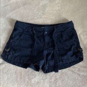 Maurices Blue Cargo Shorts Relaxed Fit